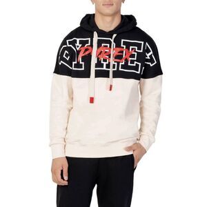 Pyrex Hoodie Twotone Design Men White Sweatshirts